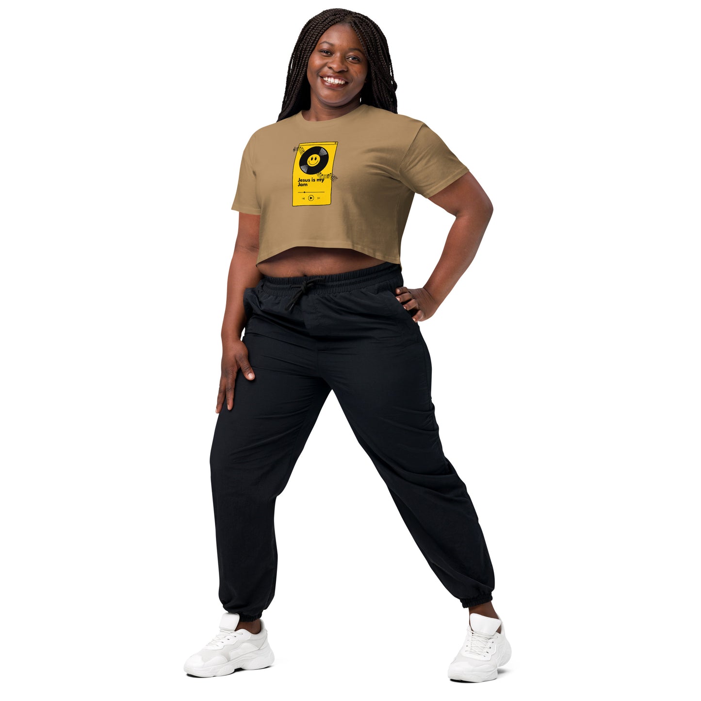 Jesus is my Jam Women’s crop top