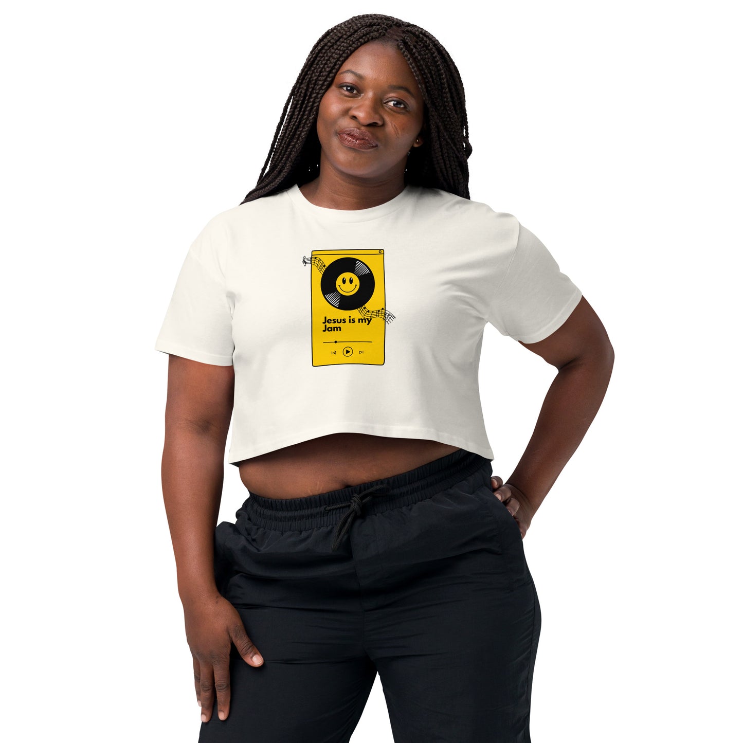 Jesus is my Jam Women’s crop top