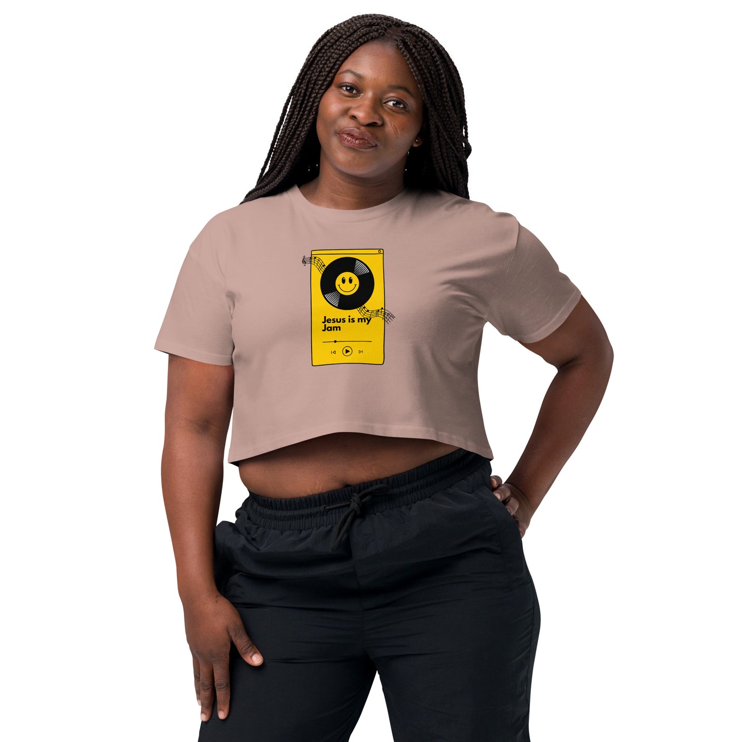 Jesus is my Jam Women’s crop top