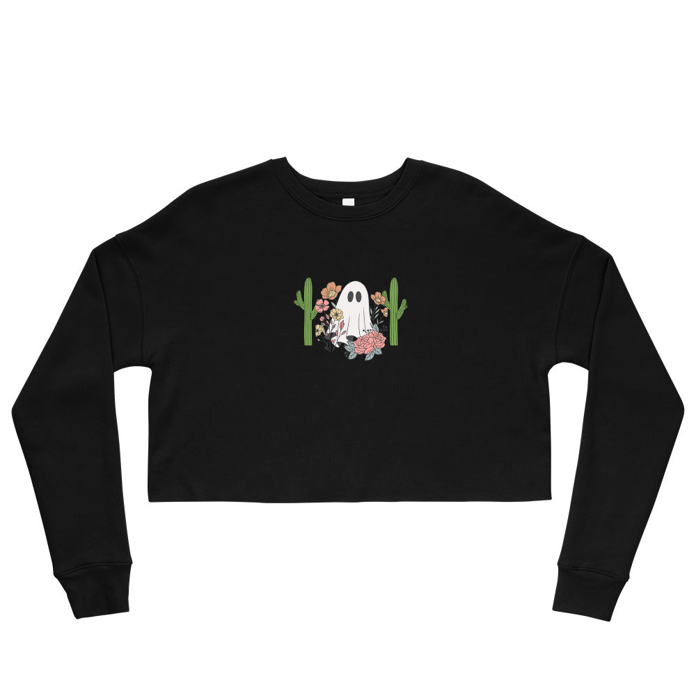 Harvest flowers Crop Sweatshirt