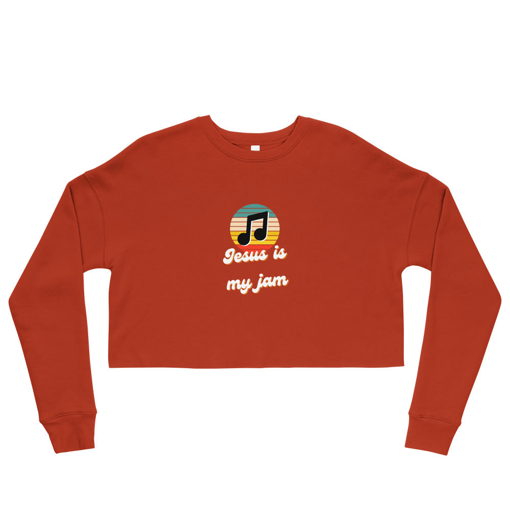 Jesus is my Jam Crop Sweatshirt