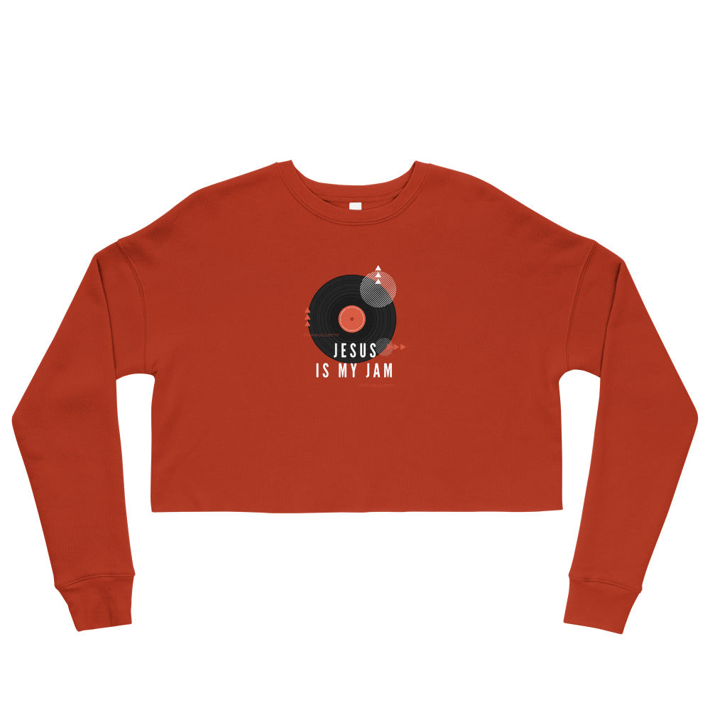 Jesus is my Jam Crop Sweatshirt