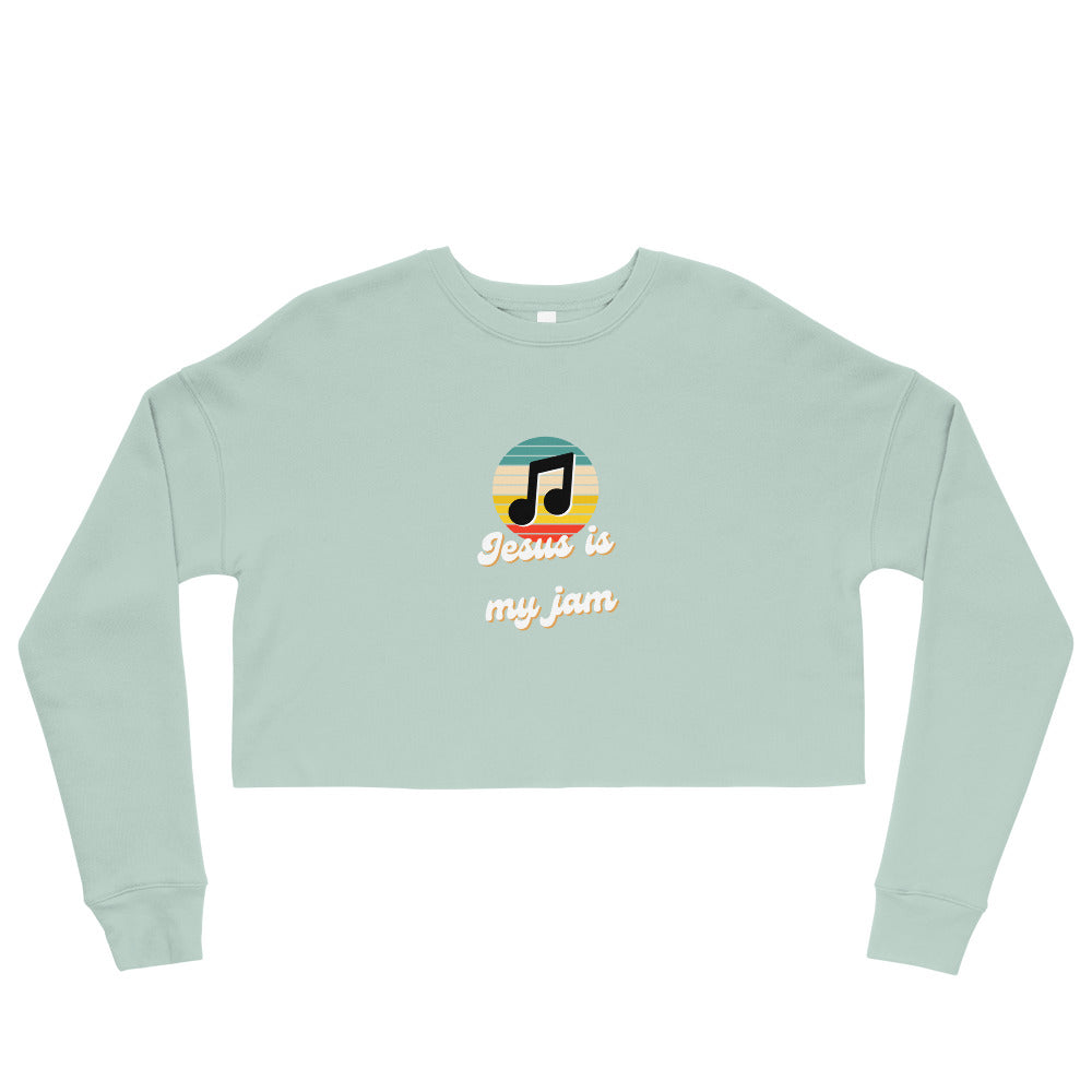 Jesus is my Jam Crop Sweatshirt
