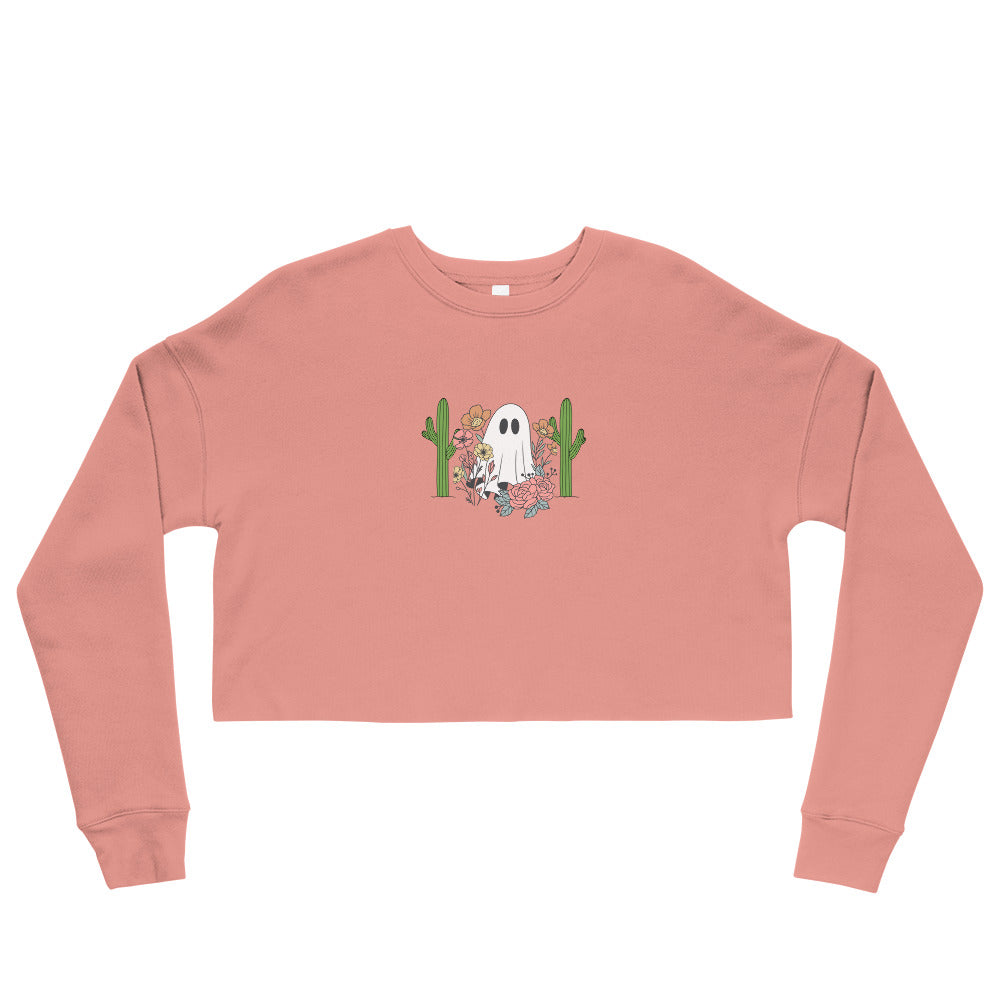 Harvest flowers Crop Sweatshirt