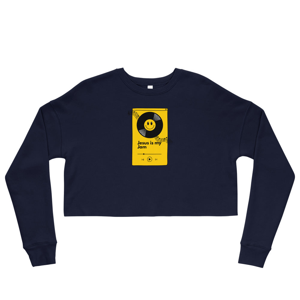 Jesus is my Jam Crop Sweatshirt