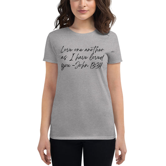 Love one another Women's short sleeve t-shirt