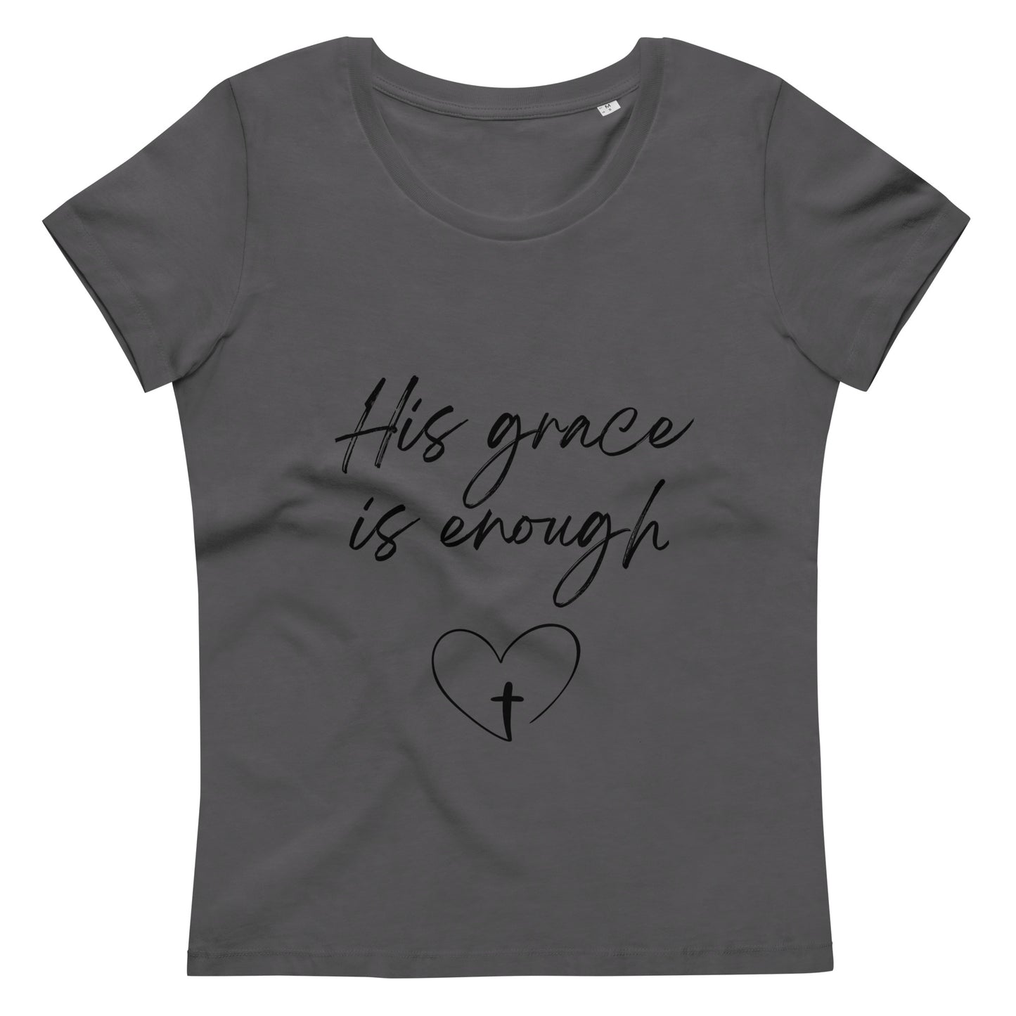 His Grace is Enough Women's fitted eco tee