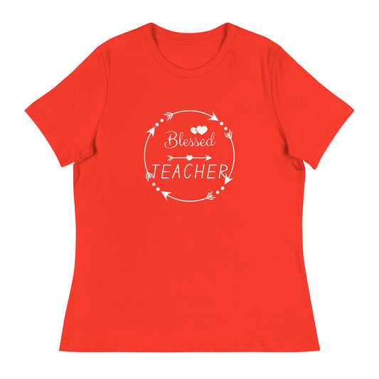 Blessed Teacher Women's Relaxed T-Shirt